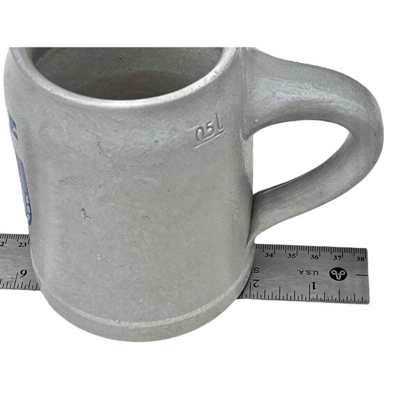 Vintage Riegele Biere Stoneware Beer Stein 0.5L With Handle From Augsburg German - Picture 8 of 11